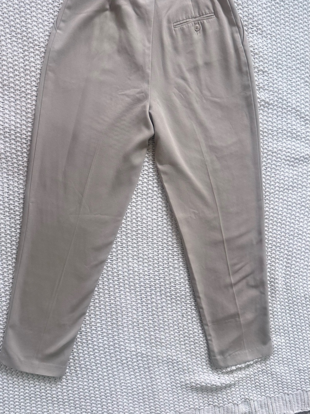 Casual Corner Annex Vintage high-waisted women pants Beige / Light Taupe size 4 - Picture 8 of 11